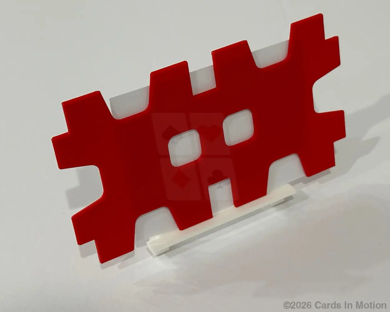 Card Shelf Red / PLA Shelf