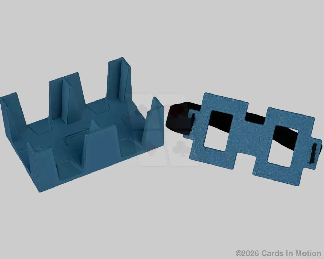 Slate Blue 6 deck tray with strap