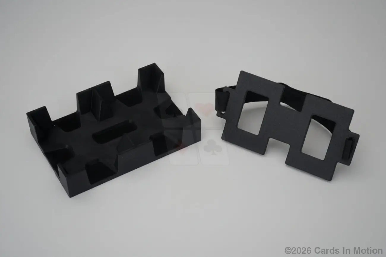 Black 2 deck tray with strap